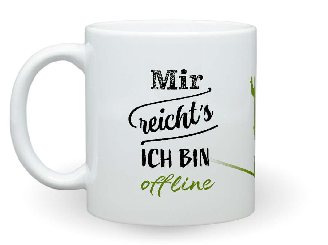 Tasse Slackliner Mir reichts