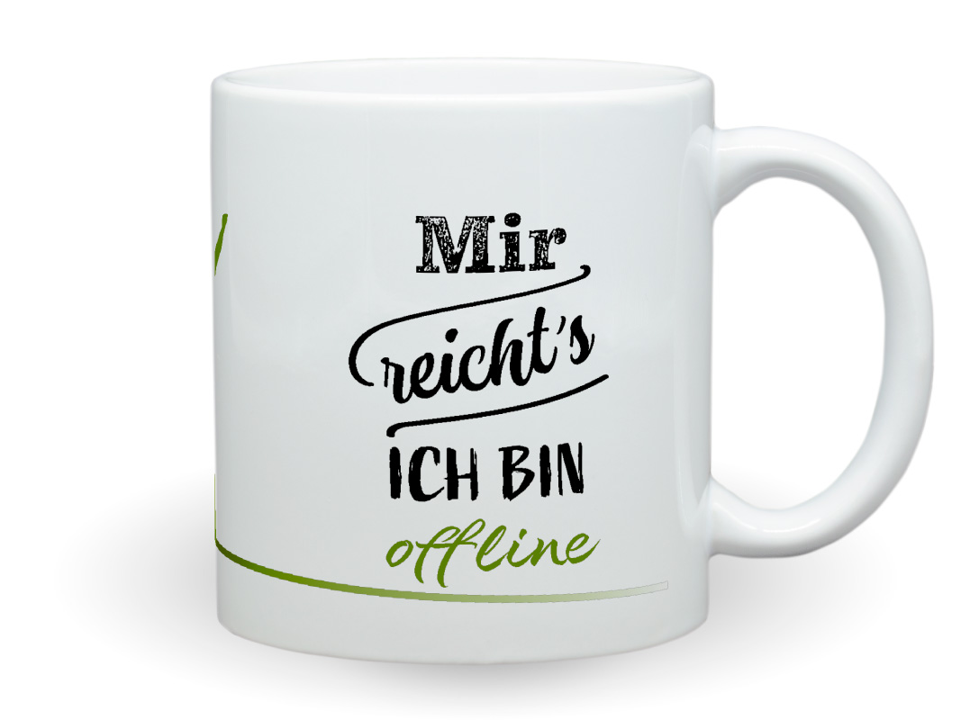 Tasse Slackliner bin offline