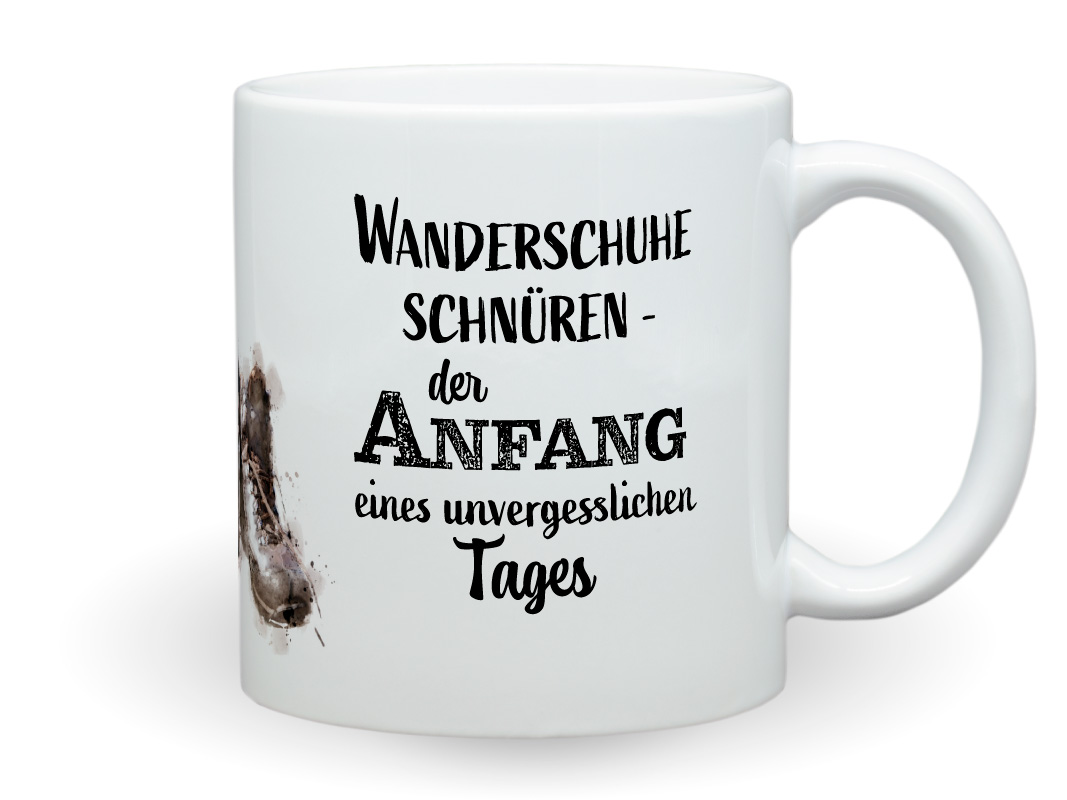 Tasse Wandern Wanderschuhe