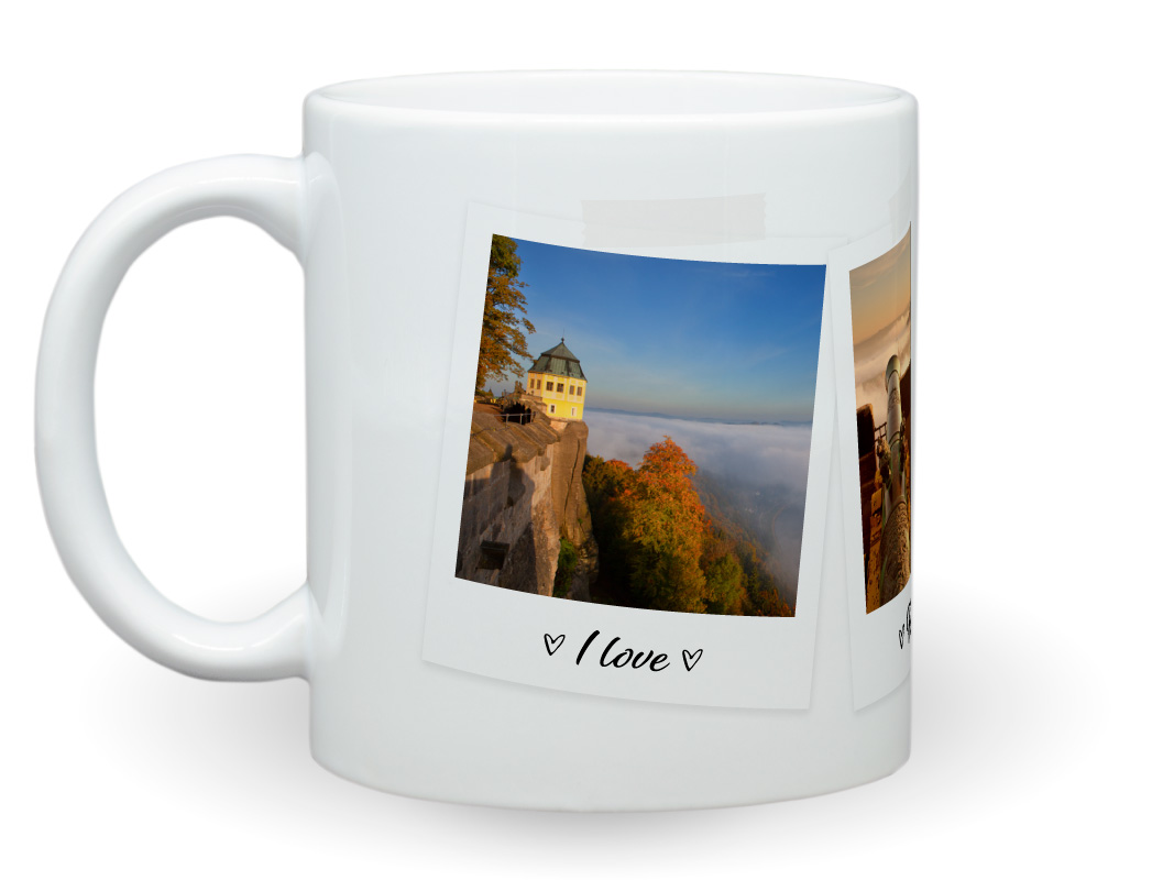 Tasse Festung Königstein Elbsandsteingebirge