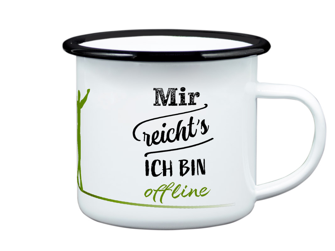 Emailletasse Slackliner