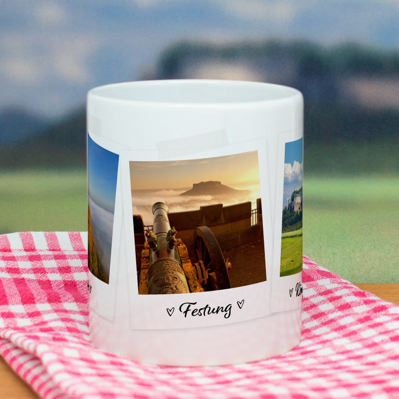 Tasse Festung Königstein Sächsische Schweiz