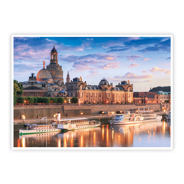 Postkarte Dresden Dampfer