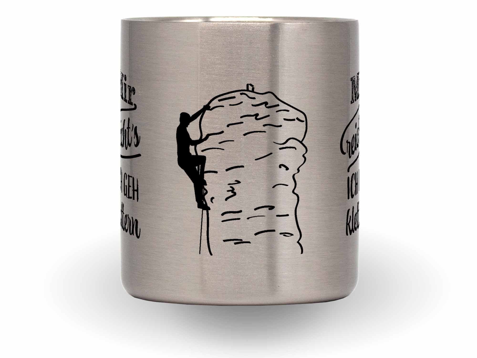 Karabinertasse Klettern für Bergsteiger Herkulessäule