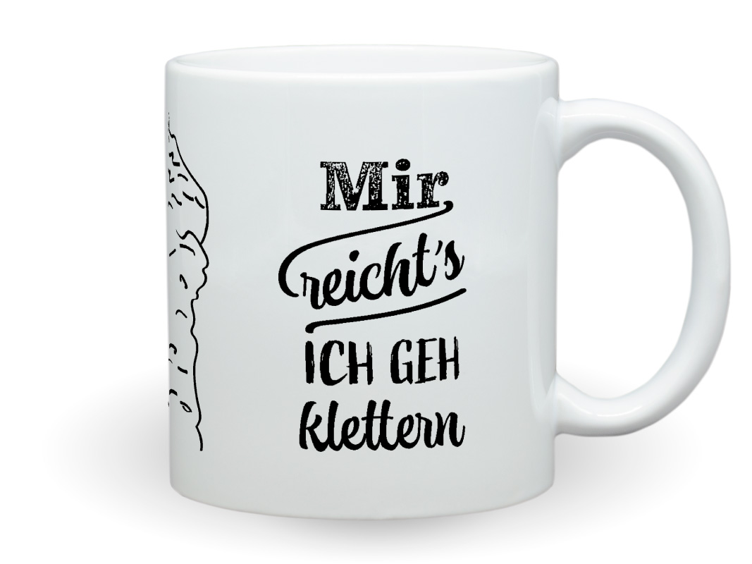 Tasse Mir reichts ich geh klettern
