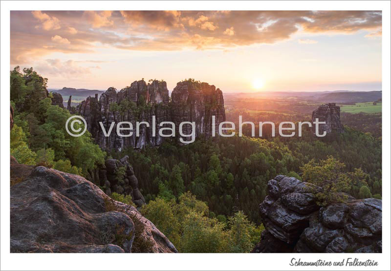 Schrammsteine Falkenstein Karte