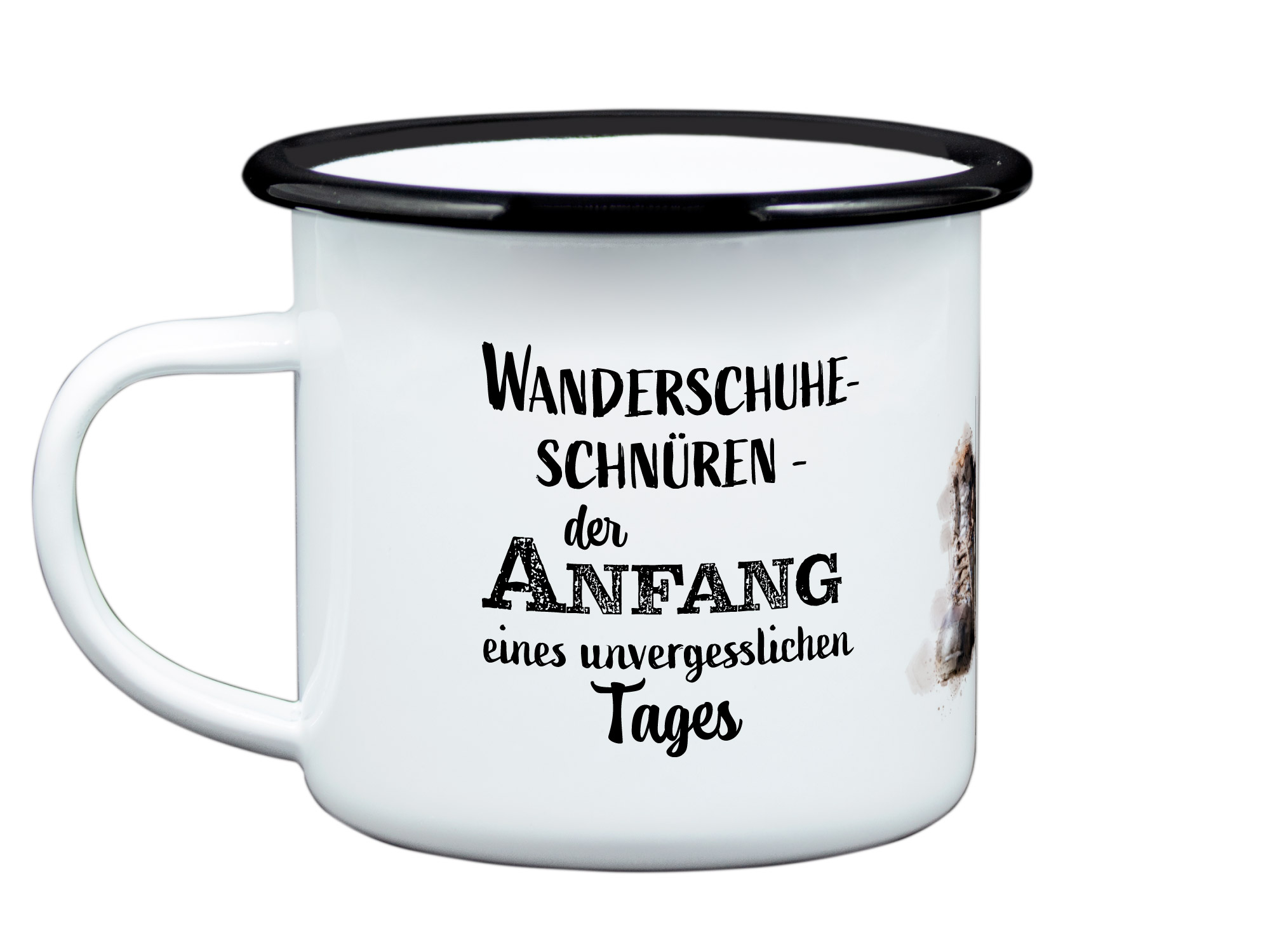 Emailletasse Wandern Campingtasse