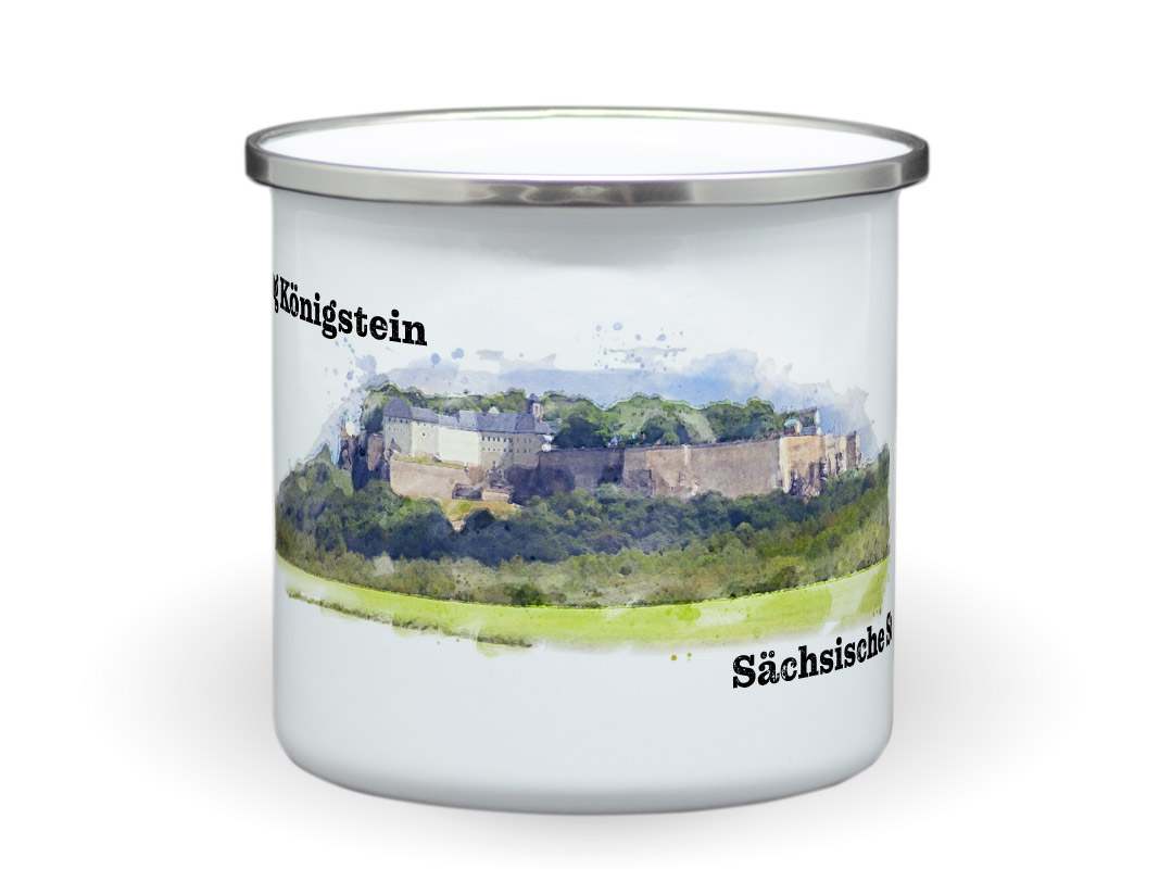 Campingtasse Festung Königstein
