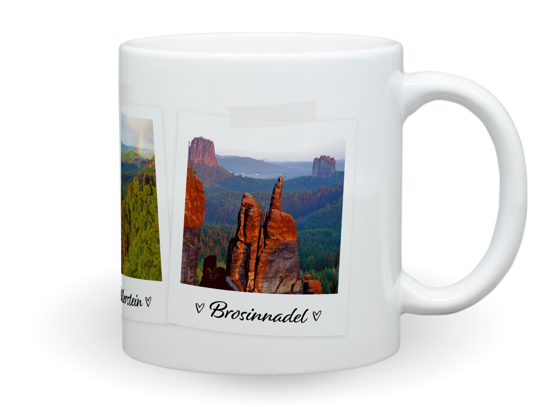 Tasse Kletterfelsen Sächsische Schweiz - VPE - 6 Stück