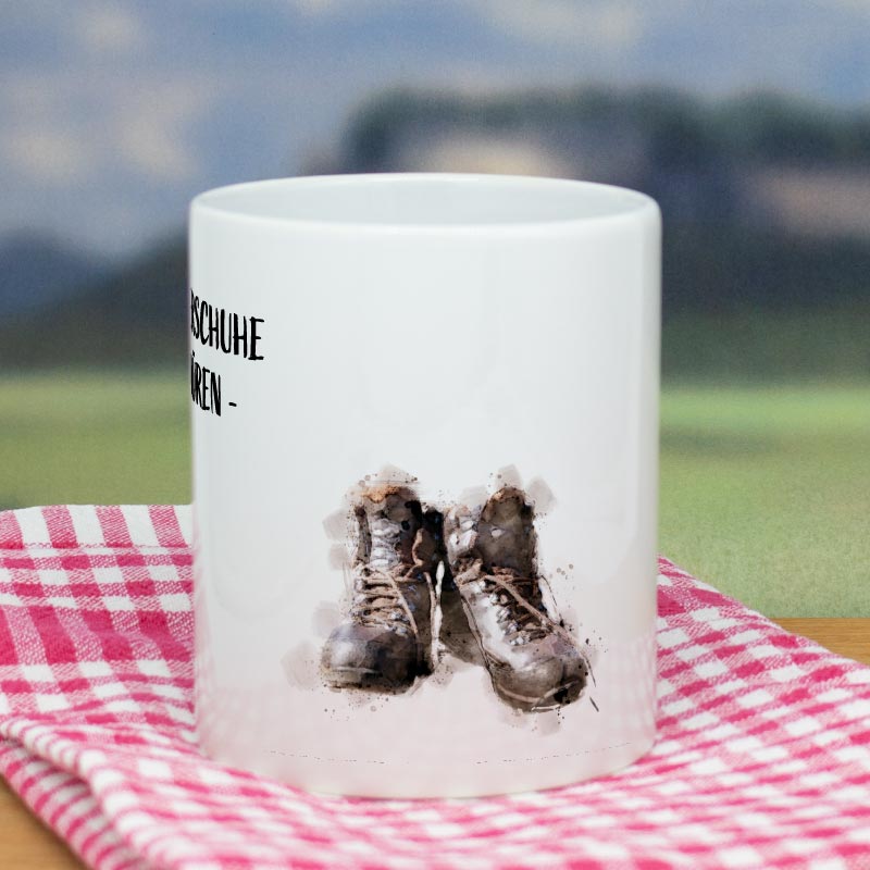 Tasse Wandern Wanderschuhe