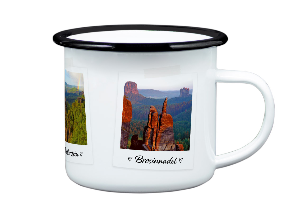 Campingtasse Kletterfelsen  Brosinnadel
