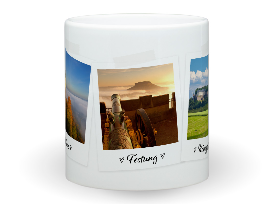 Tasse Festung Königstein Sächsische Schweiz