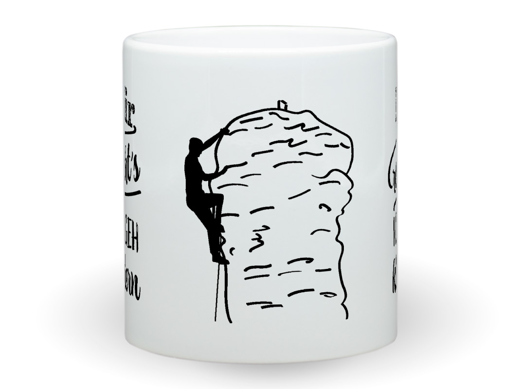 Tasse Klettern Kletterer