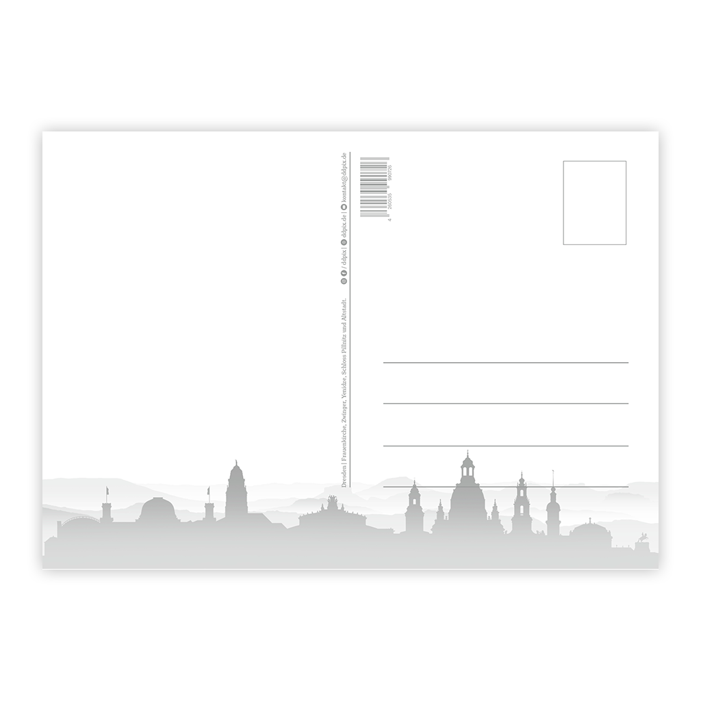 Ansichtskarte Dresden - Collage 3 - VPE - 50 Stück